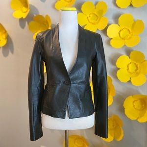 Leather Tuxedo Blazer Jacket ☀️